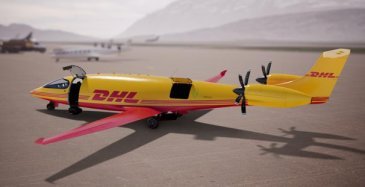 DHL tilasi 12 sähkökonetta rahtilentojaan varten