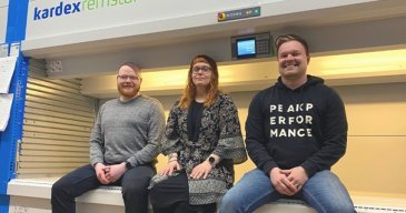 Fotonordicin Toni Taikina-aho (vasemmalla), Veera Uutinen ja Janne Kuoppala uskovat yhtiön potentiaaliin menestyä kansainvälisillä markkinoilla.
