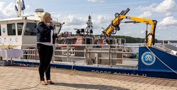 M/S Roope-Saimaan kummi, Puumalan kunnanjohtaja Niina Kuuva kertoo olevansa iloinen tehtävästään.