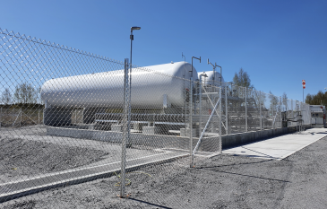 Vaasan LNG-välivarasto on otettu käyttöön