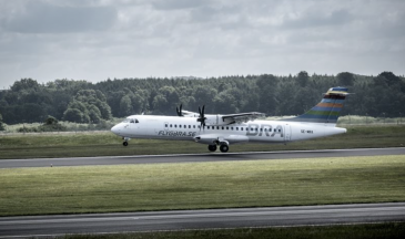 Ruotsalainen lentoyhtiö Braathensin kone lenti Etelä-Ruotsin Malmöstä Brommaan Tukholman lähelle.