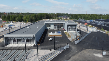Raide-Jokerin varikko valmistui Roihupeltoon