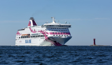 Tallink Siljan Baltic Princess telakalla Naantalissa 6.-19.3.2023