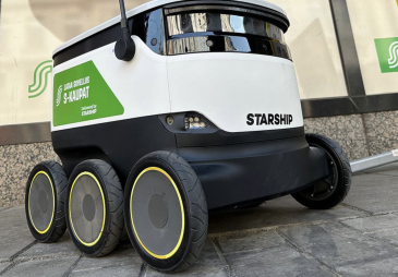 Ruoan kuljetusrobotit saapuvat Turun keskustaan