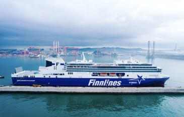 Yhdistetty rahti- ja matkustaja-alus Finnsirius on luovutettu Finnlinesille 18.7.2023.