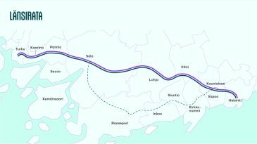 Turun Tunnin juna -hanke natisee liitoksissaan