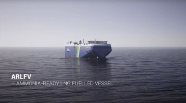 Elomatic suunnitteli LNG-aluksen, joka voidaan muuttaa hyödyntämään ammoniakkia