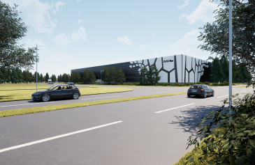 Kirkkonummen logistiikkakeskus. Havainnekuva: noste.io