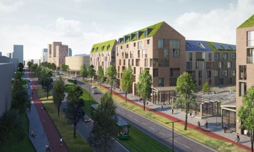 Vihdintie. Havainnekuva: Infraohjelma Helsinki 