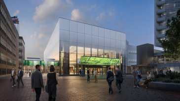 Messukeskus Solar. Havainnekuva: Davidsson Tarkela Siren Arkkitehdit Oy