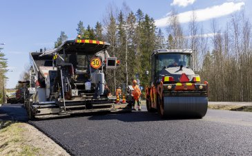 Päällystyskilometrit putoavat tänä vuonna