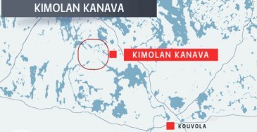 Kimolan kanavaa pitkin Jyväskylästä Kouvolaan