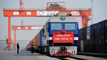 Junarahti Euroopan ja Kiinan välillä kasvaa vauhdilla