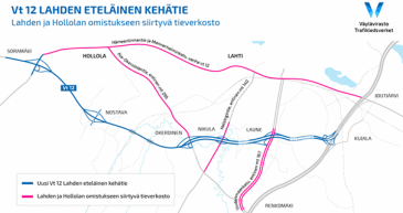 Lahden eteläinen kehätie avataan joulukuussa