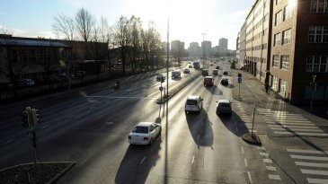 Joka neljäs helsinkiläinen altistuu tieliikenteen melulle