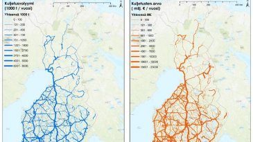 Nelostie ja kolmostie ovat Suomen avainväylät