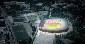 Remontti vihertää Olympiastadionia