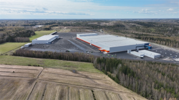 Onnisen ja K-Auton jättimäinen logistiikkakeskus on loppusuoralla