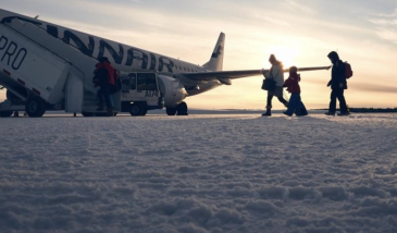 Rovaniemelle talvilentoja enemmän kuin koskaan