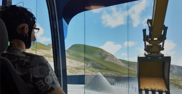 Lappeenrannan kampuksella tutkitaan raskaiden työkoneiden käytettävyyttä